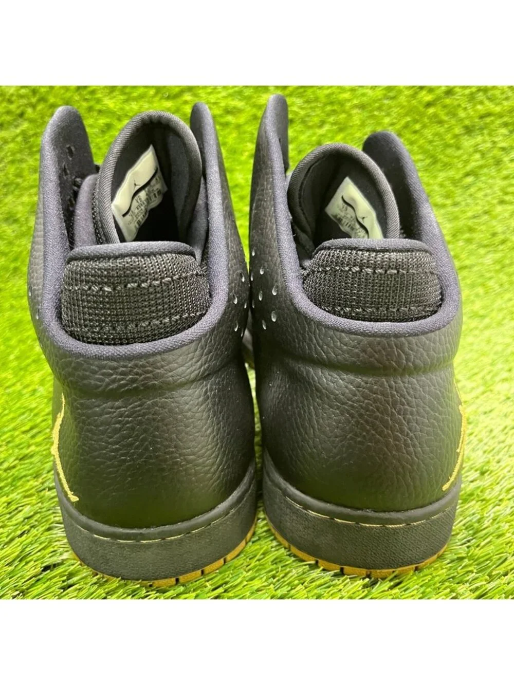 Nike Air Jordan 1 Flight 4 Premium Mens Size 13 Black Basketball Shoes Sneakers